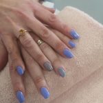 light purple gel nails