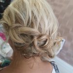 woman with an updo
